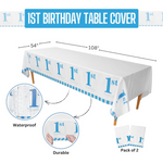 1st Birthday Table Covers (Pack of 2) - 54"x108" XL