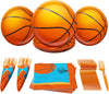 Basketball Value Party Supplies Packs (For 16 Guests)