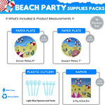 Beach Party Supplies Packs (For 16 Guests)