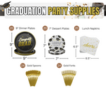 Graduation Party Supplies (108 Pieces for 20 Guests)