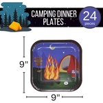 Camping Dinner Plates 24 Pack