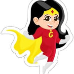 Girl Superhero Cutouts