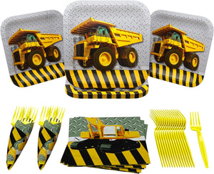 Construction Value Party Supplies Packs (For 16 Guests)