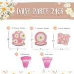 Daisy Party Supplies (108 Pieces for 20 Guests)