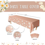 Daisy Table Cover (Pack of 3) - 54"x108" XL