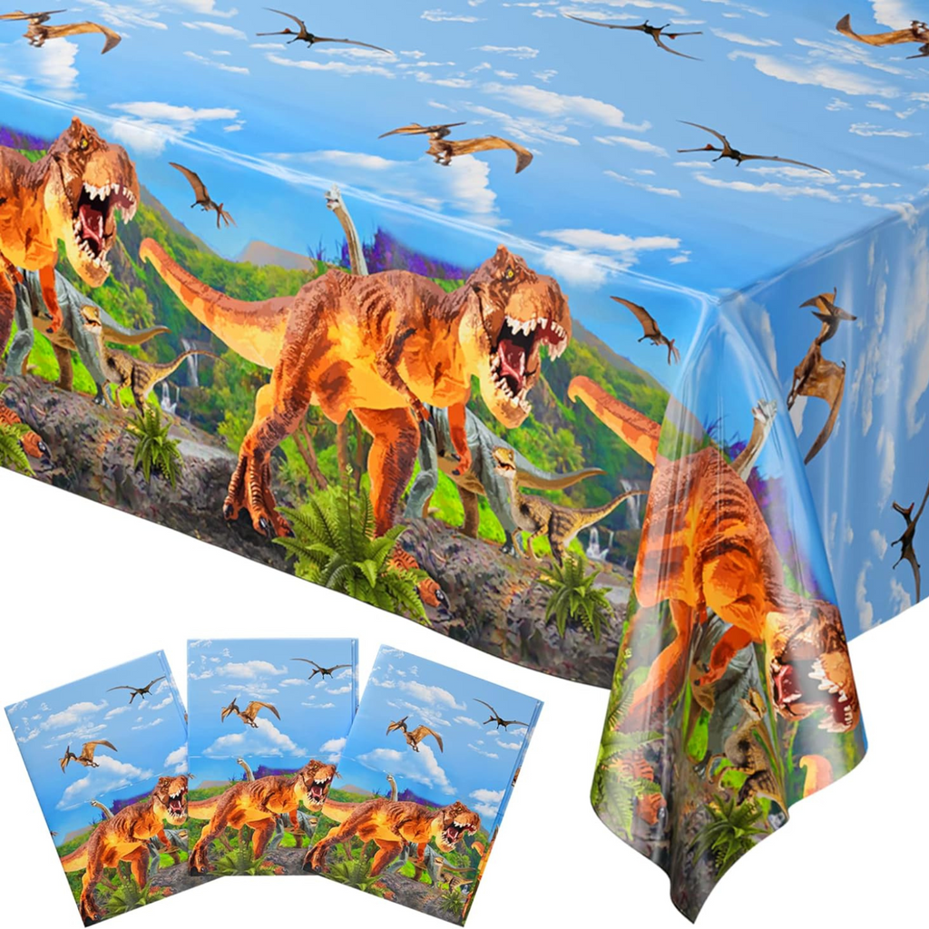 Dinosaur Table Covers (Pack of 3) 108"x54" XL