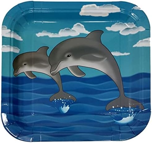 Dolphin Deluxe Party Supplies Packs (For 16 Guests)