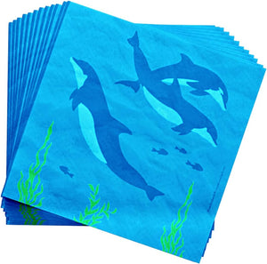 Dolphin Party Supplies Packs (For 16 Guests)