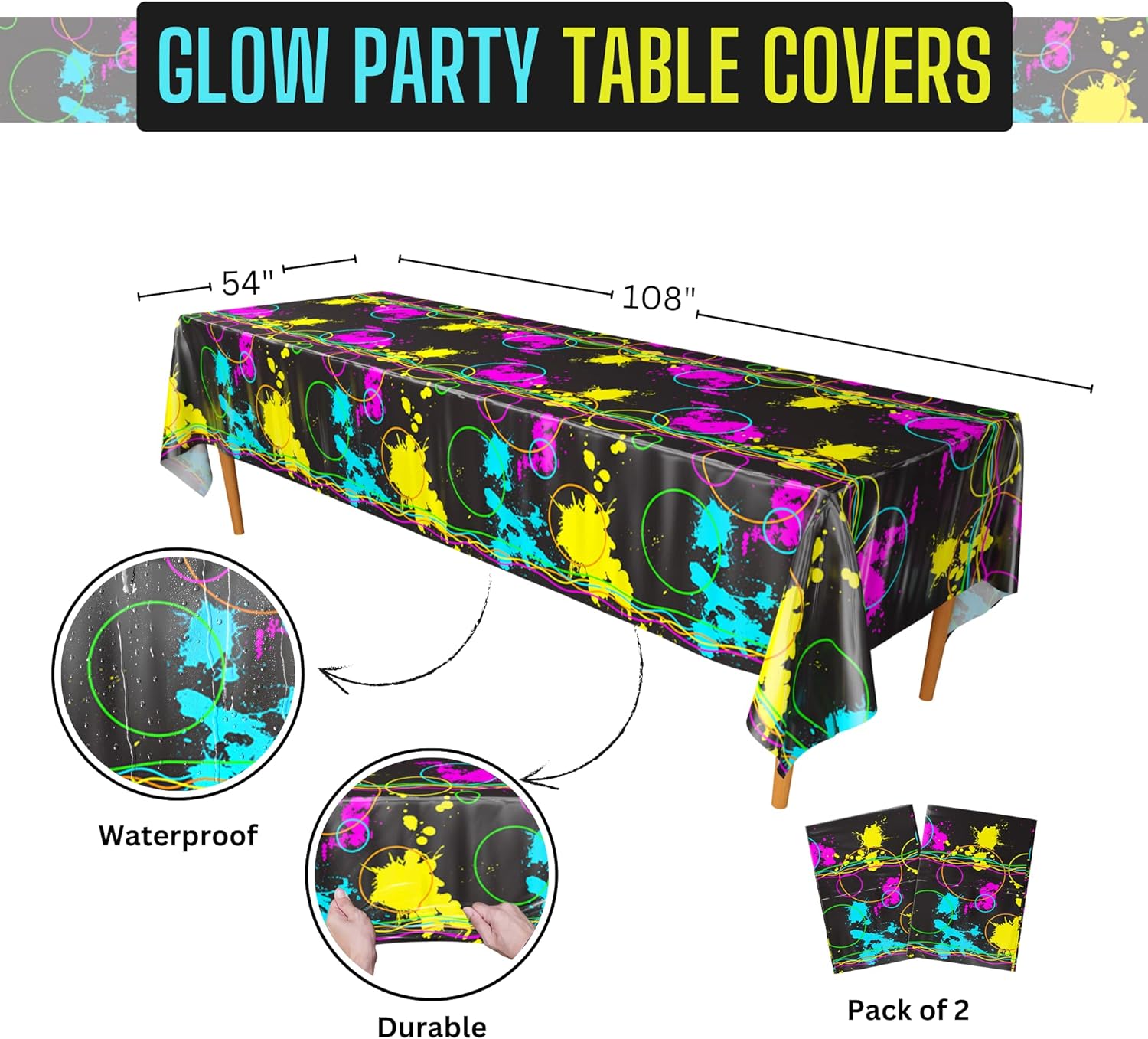Glow Deluxe Party Packs (For 16 Guests)