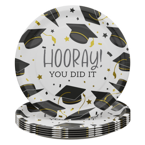 Graduation Value Party Supplies (64 Pieces for 20 Guests)
