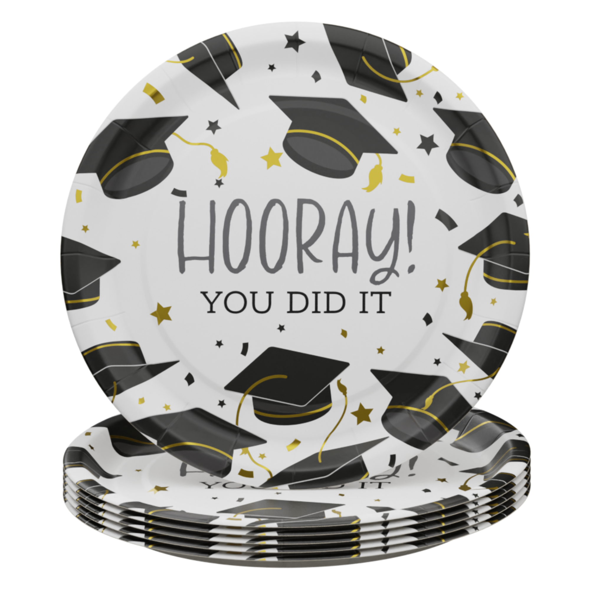 Graduation Party Supplies (108 Pieces for 20 Guests)