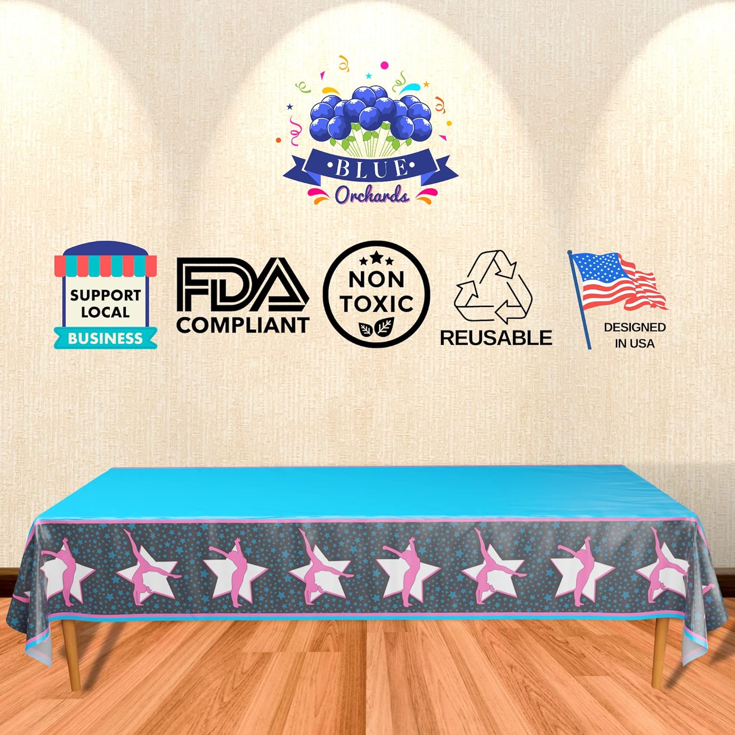 Gymnastics Table Covers (Pack of 3) - 54"x108" XL