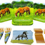 Horse Value Party Supplies Packs (For 16 Guests)