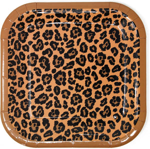 Leopard Print Deluxe Party Supplies Packs (For 16 Guests)