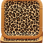 Leopard Print Value Party Supplies Packs (For 16 Guests)