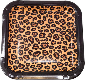 Leopard Print Deluxe Party Supplies Packs (For 16 Guests)