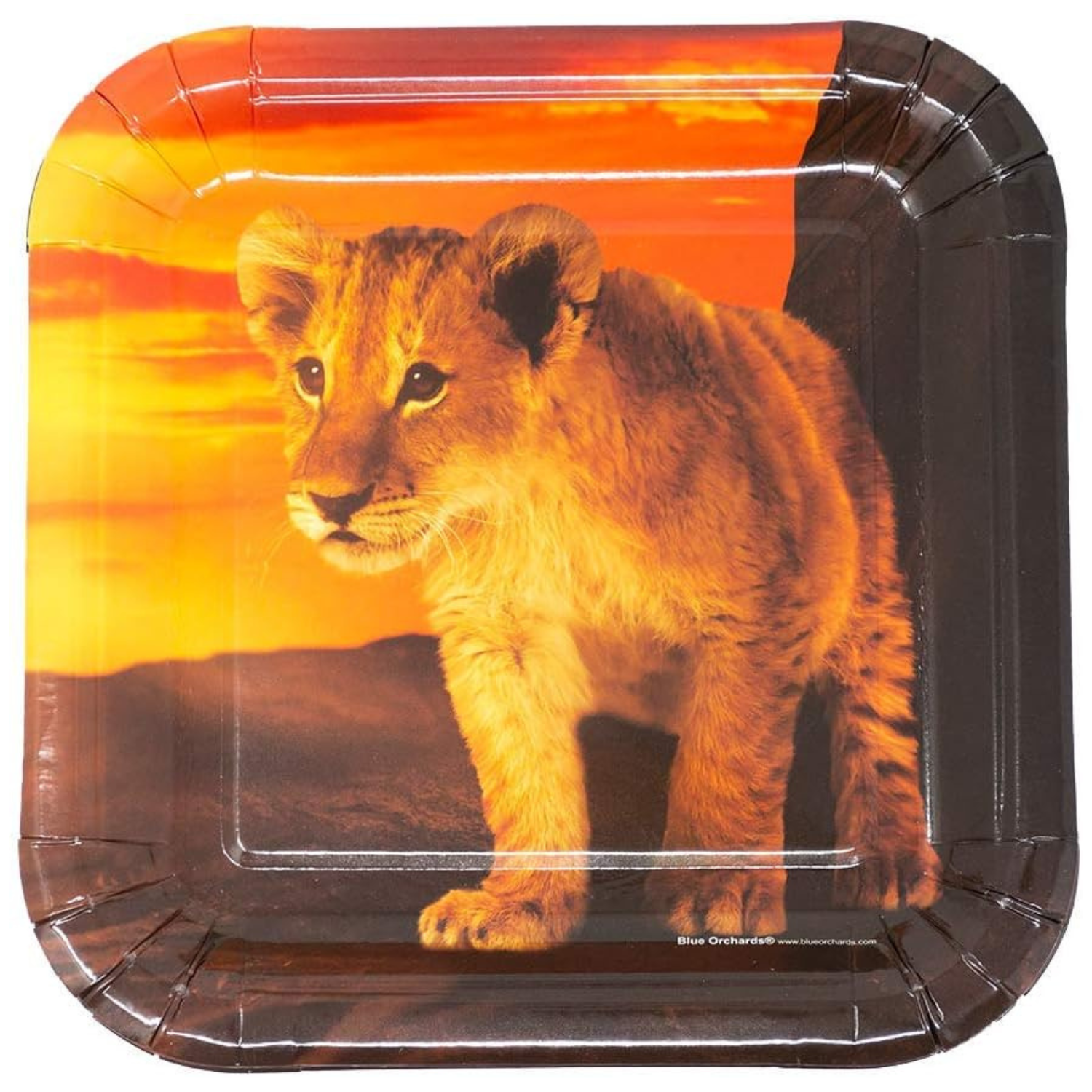 Lion Party Supplies Pack (100 Pieces for 16 Guests)