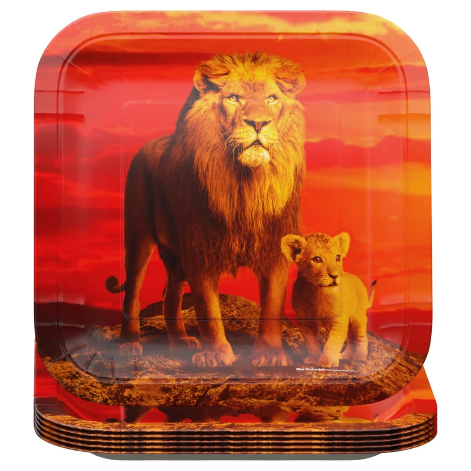 Lion Deluxe Party Supplies Packs (122 Pieces for 16 Guests)