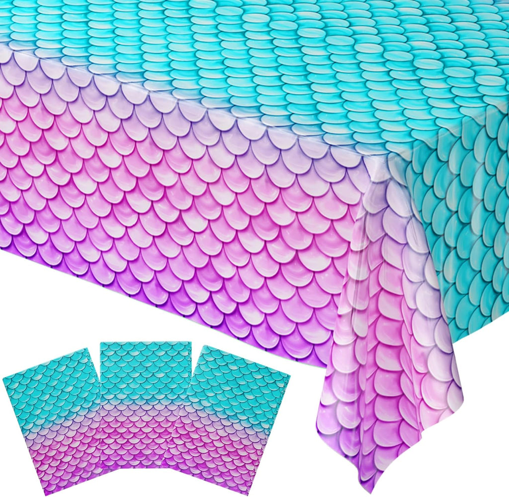 Mermaid Table Cover (Pack of 3) - 54"x108" XL