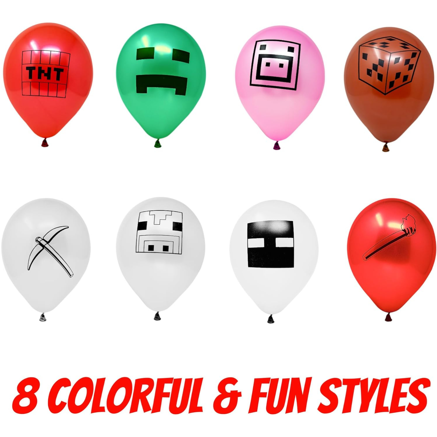 Mining Fun Balloons (48 Pieces)