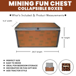 Mining Fun Chest Collapsible Boxes