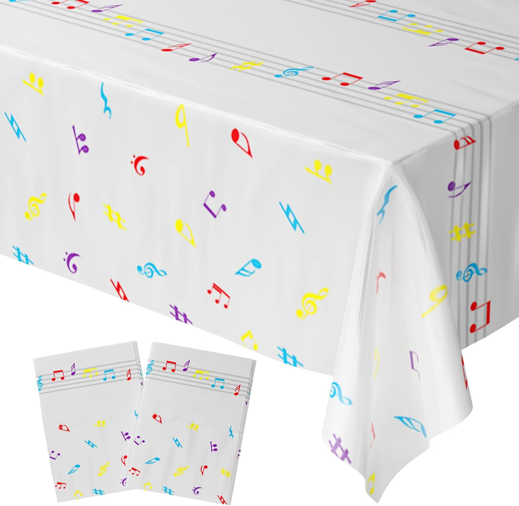 Music Party Tablecovers - 54in x 108in (2 Pack)