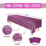 Pink Leopard Deluxe Party Supplies Packs (For 20 Guests)