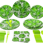 Palm Leaf Party Supplies Packs (For 16 Guests)