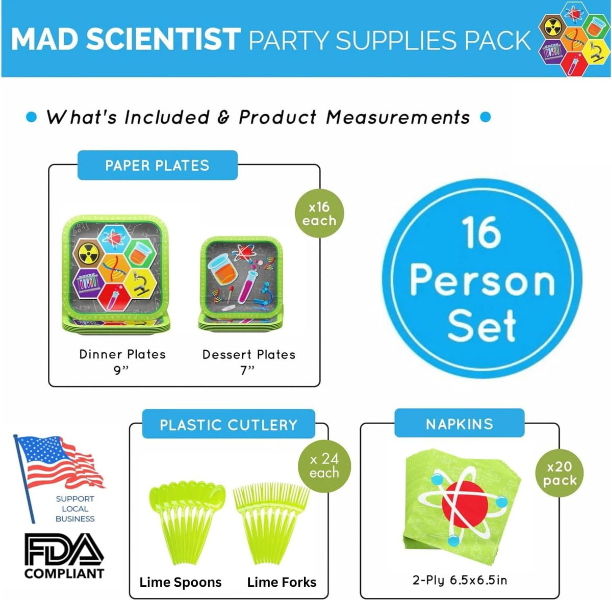 Unleash the Scientist in You with Our Science Party Supplies Pack ...