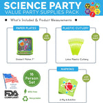 Science Value Party Supplies Packs (For 16 Guests)