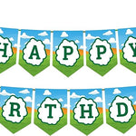 Tractor Print Happy Birthday Banner