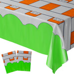 Train Track Tablecovers - 54in x 108in (2 Pack)