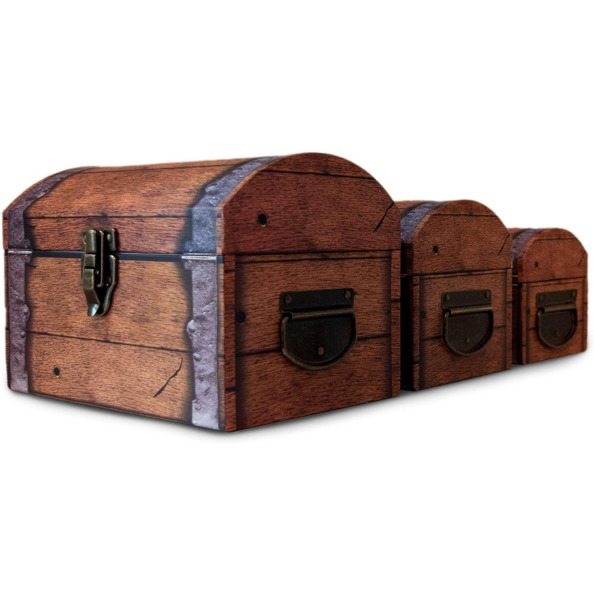 Treasure Chest Paperboard Boxes (3-Pack) - Storage, Display, & Fun ...