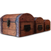 Treasure Chest Paperboard Boxes (Set of 3)